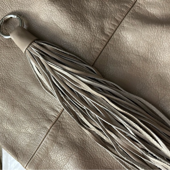 Gianni Chiarini Tan Leather Large Slouchy Bag Shoulder Crossbody Satchel - Picture 8 of 11